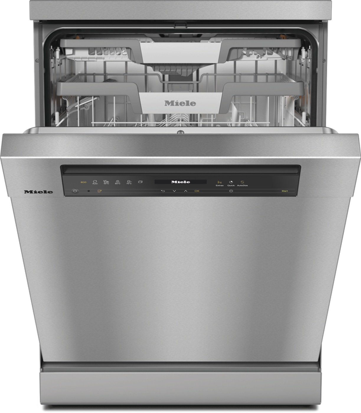 Máquina de Lavar Loiça Miele G7600SCEDSTCLST AutoDos com PowerDisk de 14 Conjuntos e de 60 cm - Inox CleanSteel Inox-3