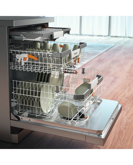 Máquina de Lavar Loiça Miele G7600SCEDSTCLST AutoDos com PowerDisk de 14 Conjuntos e de 60 cm - Inox CleanSteel Inox-5