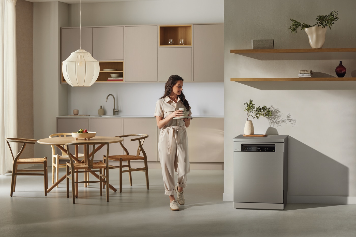Máquina de Lavar Loiça Miele G7600SCEDSTCLST AutoDos com PowerDisk de 14 Conjuntos e de 60 cm - Inox CleanSteel Inox-6