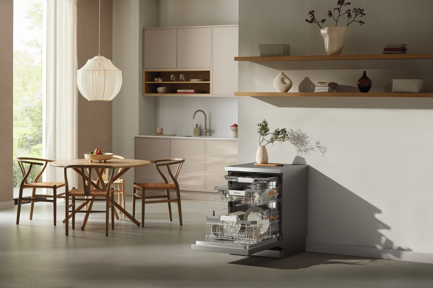 Máquina de Lavar Loiça Miele G7600SCEDSTCLST AutoDos com PowerDisk de 14 Conjuntos e de 60 cm - Inox CleanSteel Inox-7