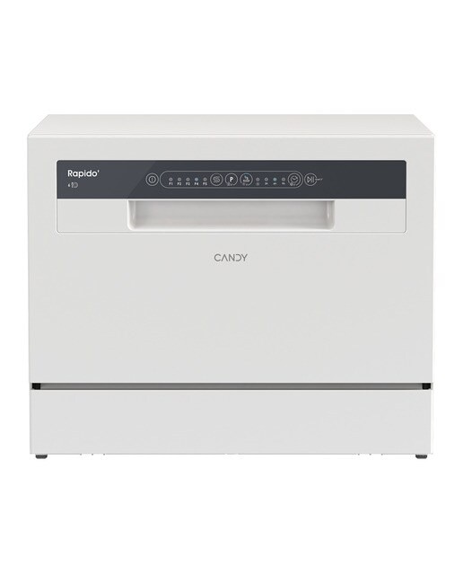 Imagem 0 de Máquina de Lavar Loiça Candy RapidoÓ CP 6E51LW Compacta, de 6 Conjuntos e de 45 cm - Branco