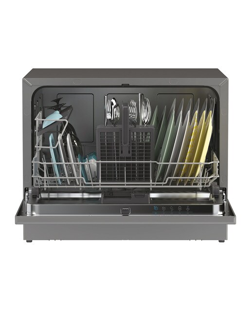 Lavavajillas compacto Candy 6 servicios, 45 cm -CP 6E51LS Inox-3