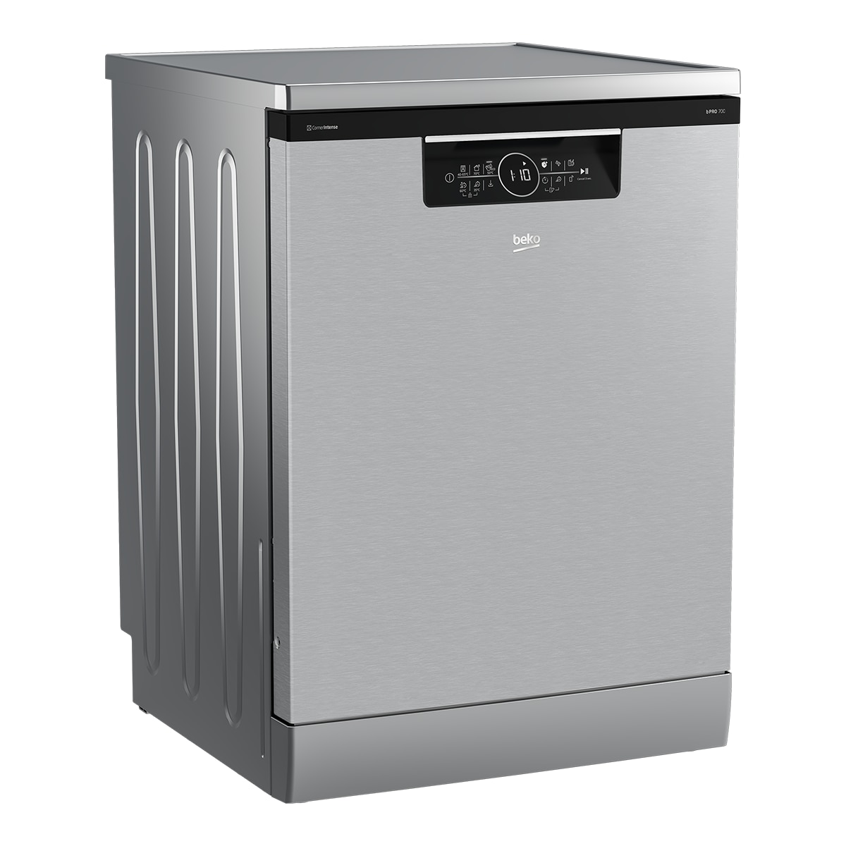 Lavavajillas Beko 15 servicios, Bandeja para cubiertos, 60 cm - BDFN36560XC Inox-5