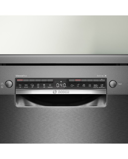 Máquina de Lavar Loiça Bosch Serie 4 SMS4EMC06E 3ª Prateleira, de 14 Conjuntos e 60 cm - Black Inox Black Inox-5