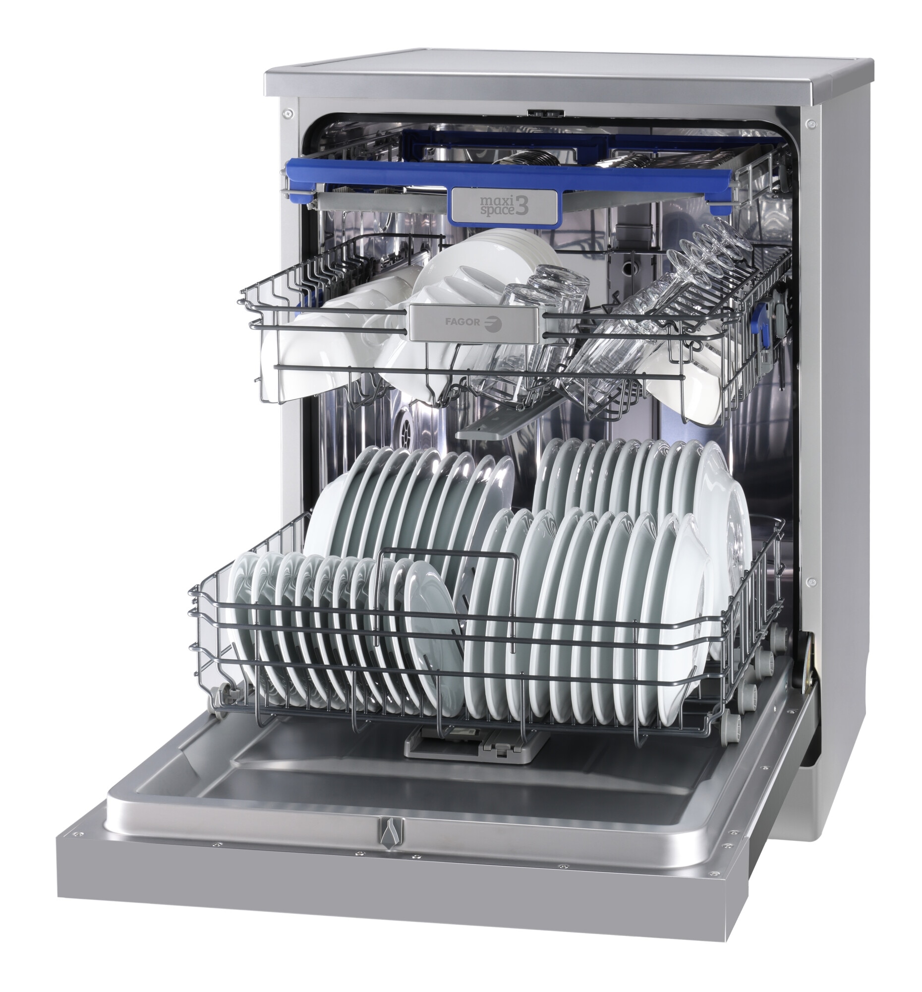 Máquina de Lavar Loiça Fagor 4LVF-635X de 14 Conjuntos, 3ª Bandeja e de 60 cm - Inox Inox-7