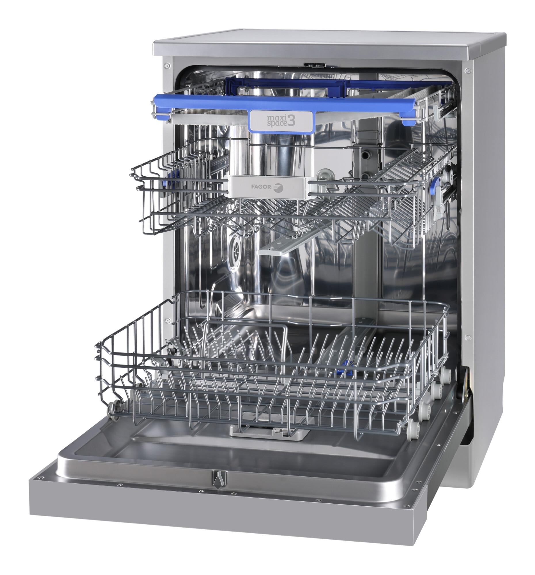 Máquina de Lavar Loiça Fagor 4LVF-635X de 14 Conjuntos, 3ª Bandeja e de 60 cm - Inox Inox-8