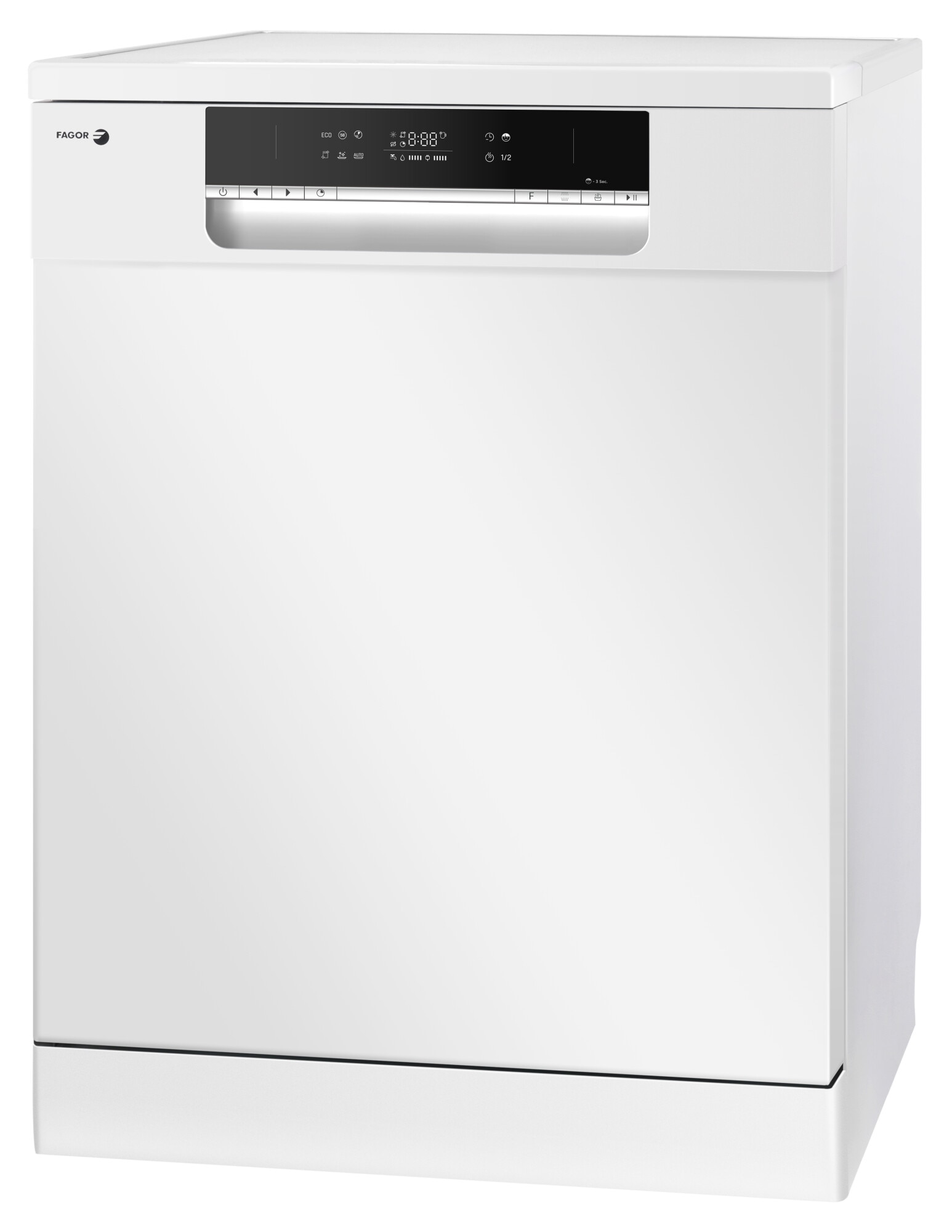 Máquina de Lavar Loiça Fagor 4LVF-635 de 14 Conjuntos, 3ª Bandeja e de 60 cm - Branco Branco-13