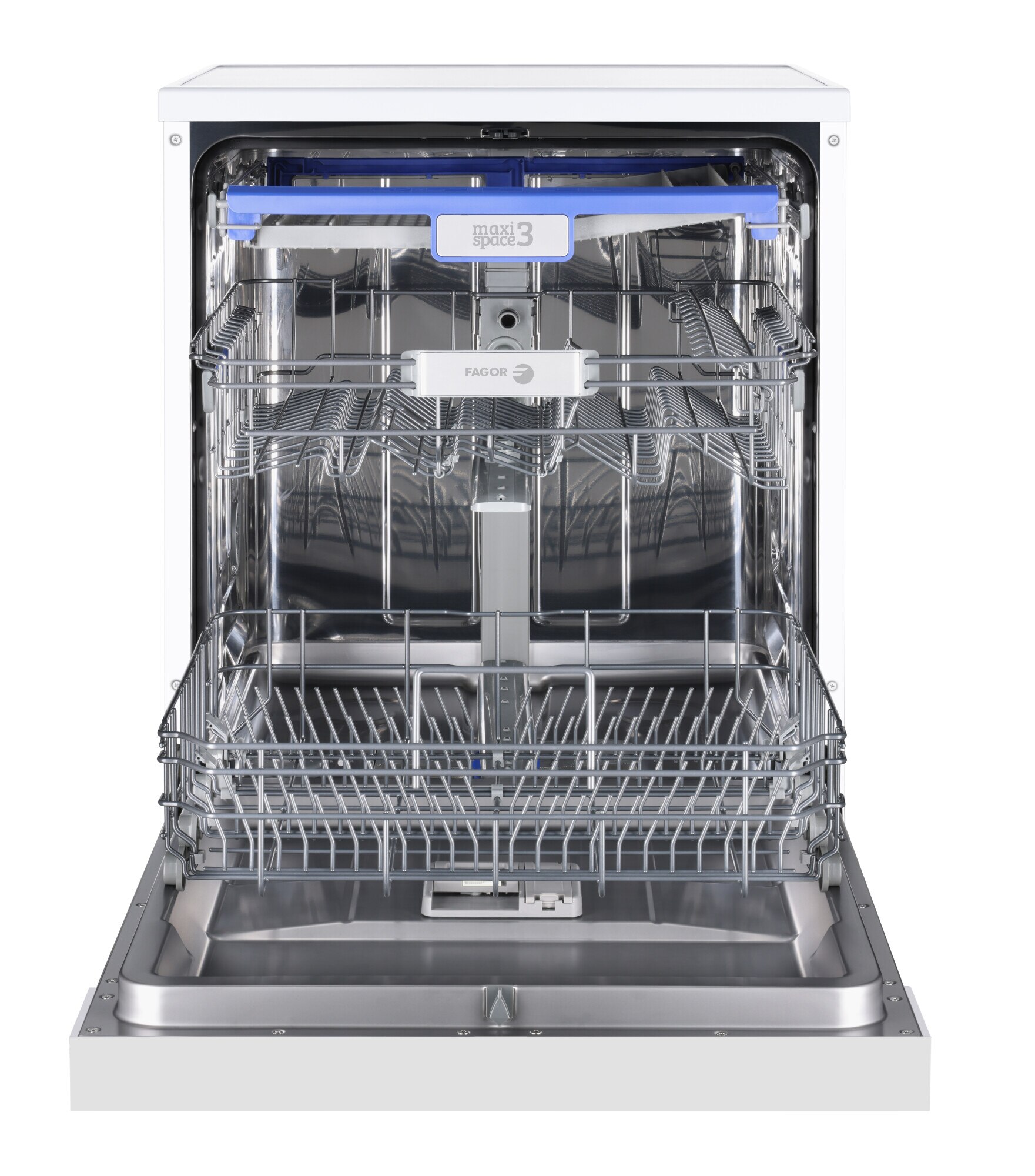 Máquina de Lavar Loiça Fagor 4LVF-635 de 14 Conjuntos, 3ª Bandeja e de 60 cm - Branco Branco-14