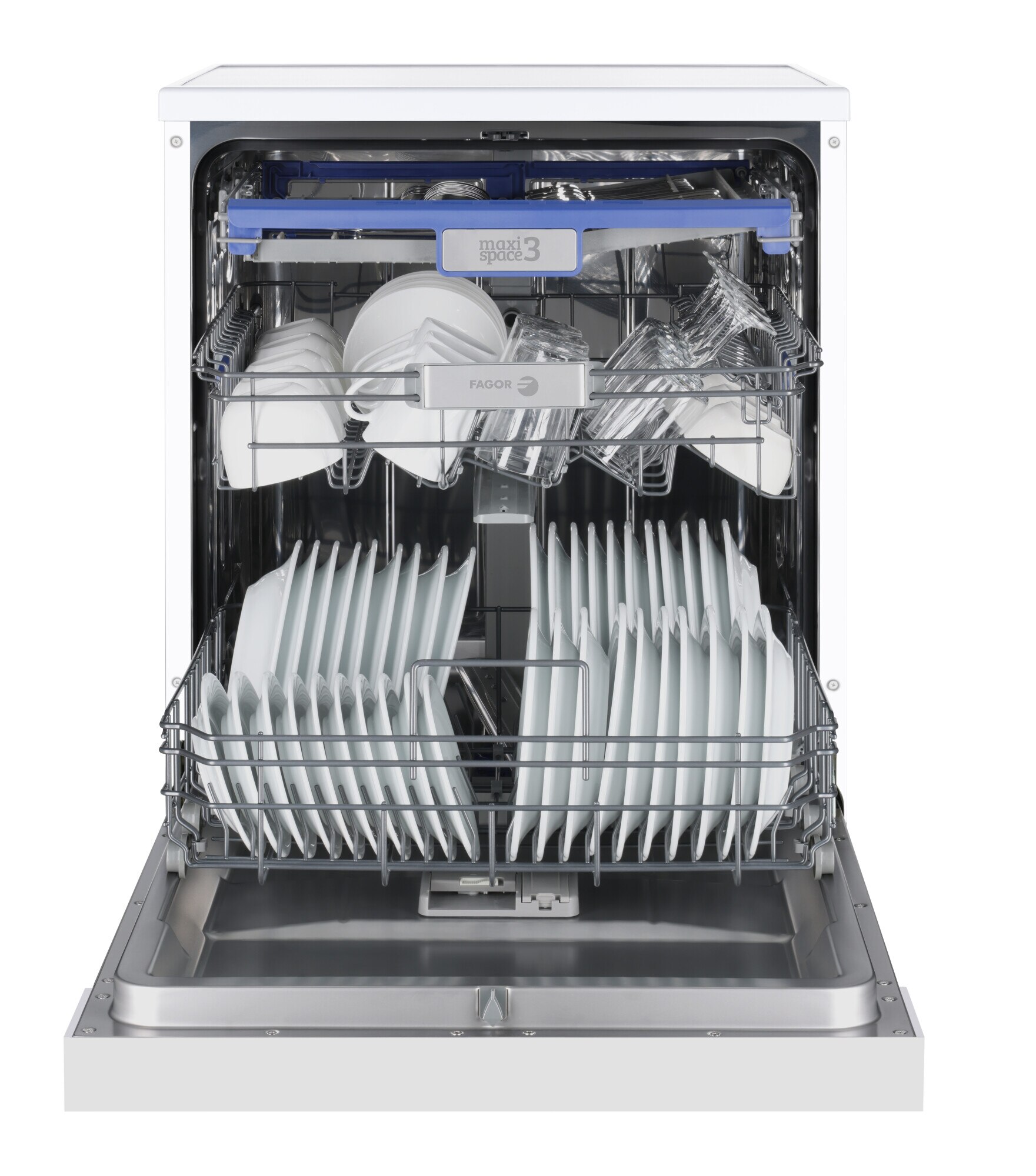 Máquina de Lavar Loiça Fagor 4LVF-635 de 14 Conjuntos, 3ª Bandeja e de 60 cm - Branco Branco-15