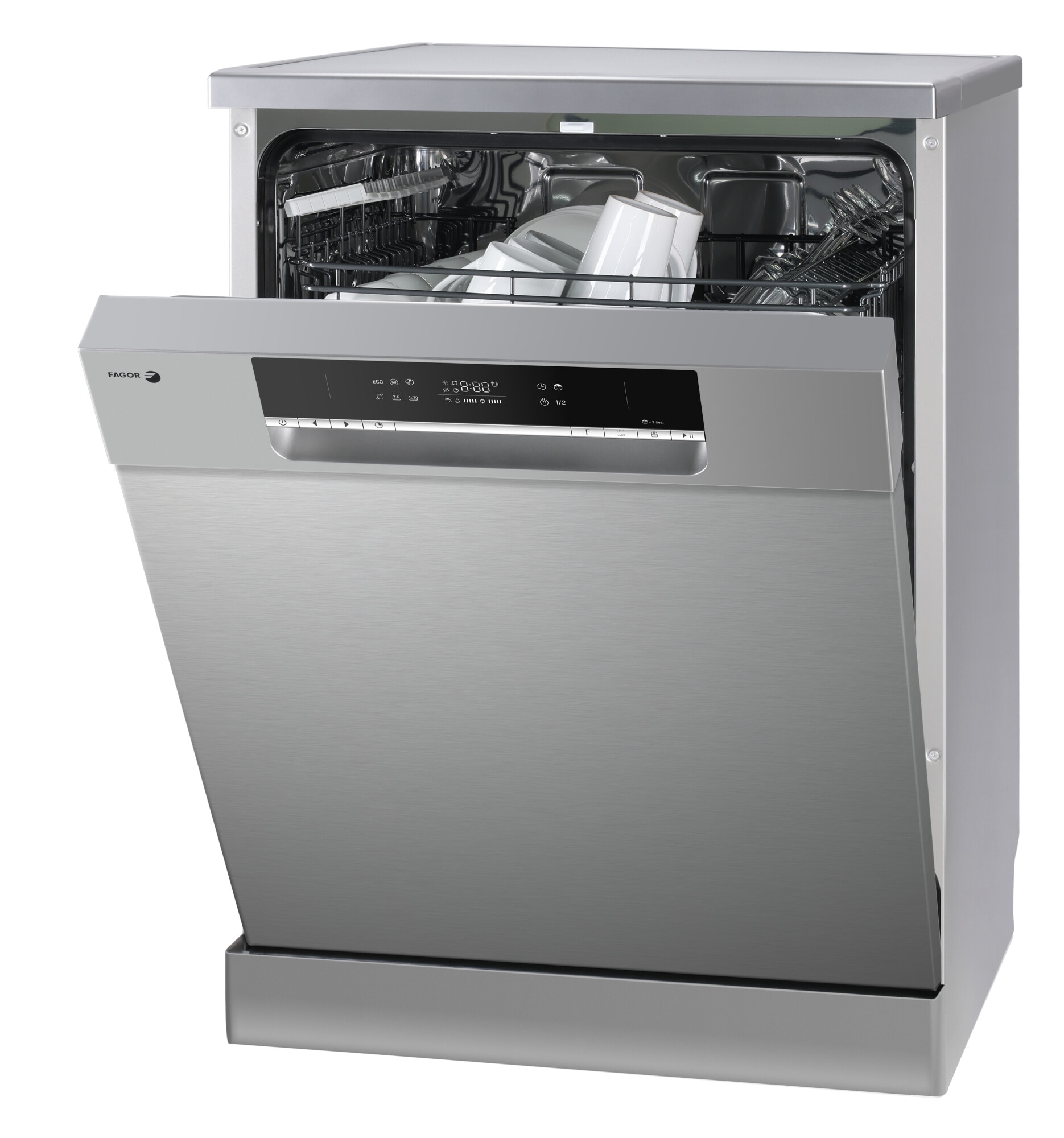 Máquina de Lavar Loiça Fagor 4LVF-623X de 12 Conjuntos e de 60 cm - Inox Inox-6