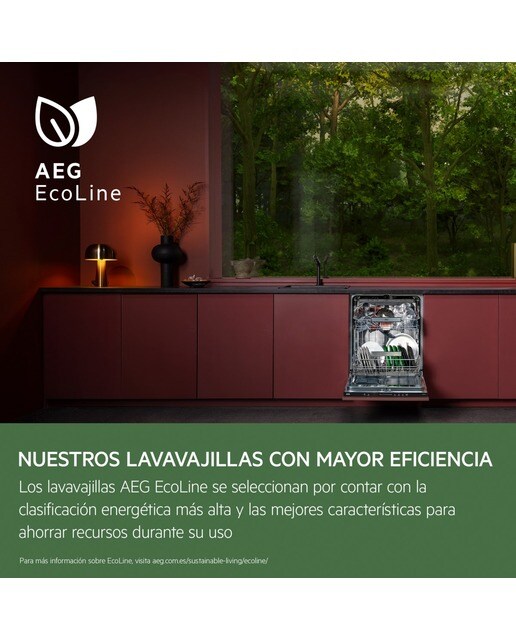 Máquina de Lavar Loiça AEG Série 7000 FFB75717PM GlassCare, de 14 Conjuntos e de 60 cm - Inox Inox-2