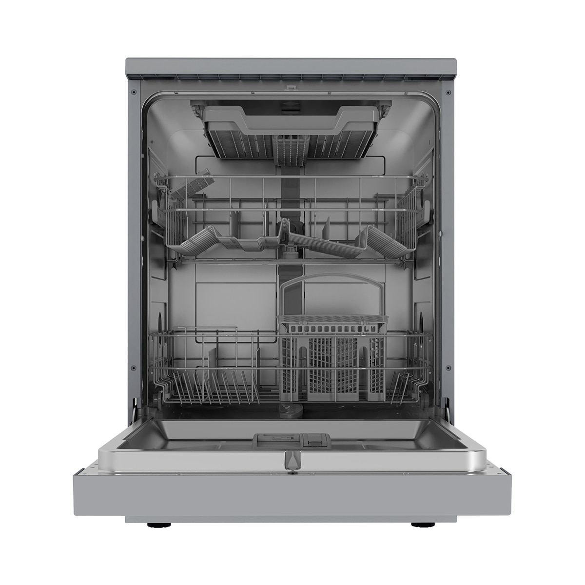 Lavavajillas Midea 14 servicios, Bandeja para cubiertos, 60 cm - MDWPF1433CSS-W-EU Inox-4