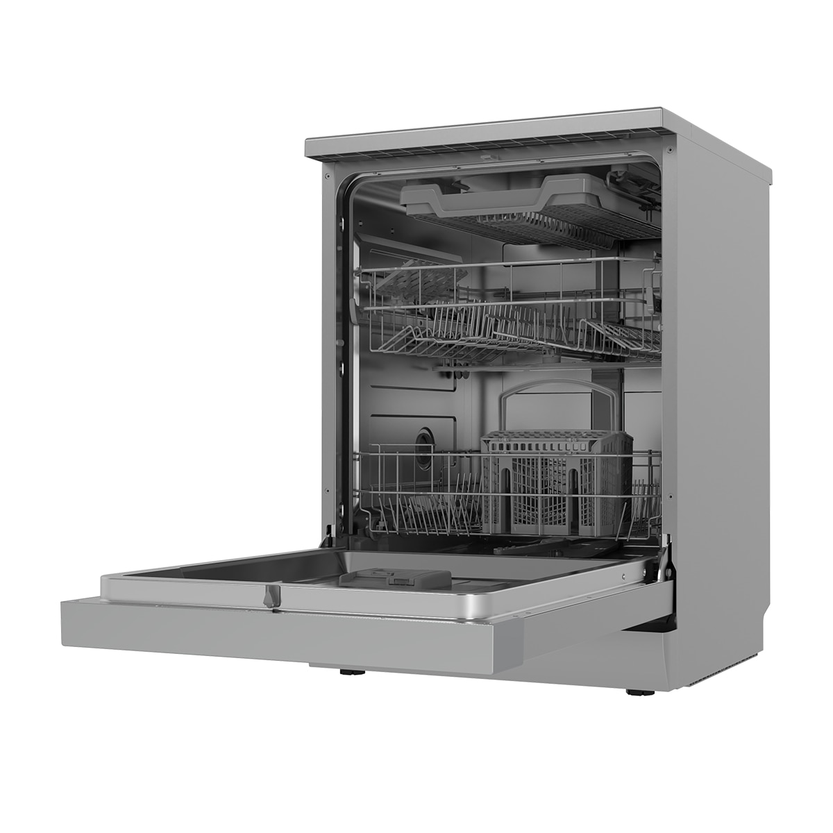 Lavavajillas Midea 14 servicios, Bandeja para cubiertos, 60 cm - MDWPF1433CSS-W-EU Inox-5