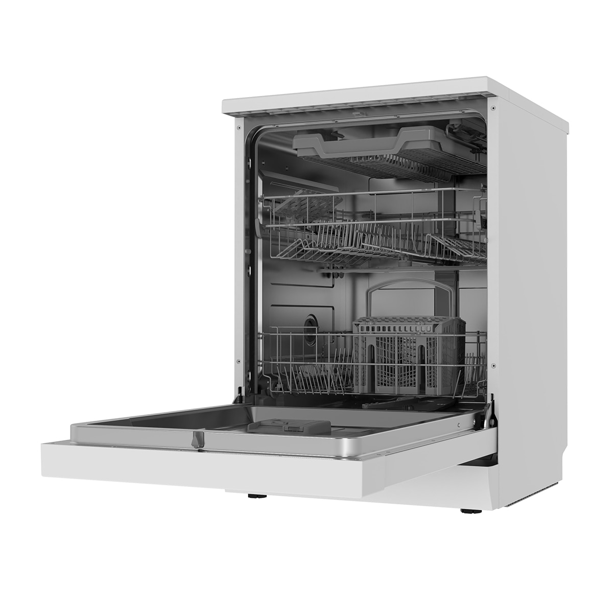 Máquina de Lavar Loiça Midea MDWPF1433CW-W-EU de 14 Conjuntos, 3ª Meia Bandeja e de 60 cm - Branco Branco-17