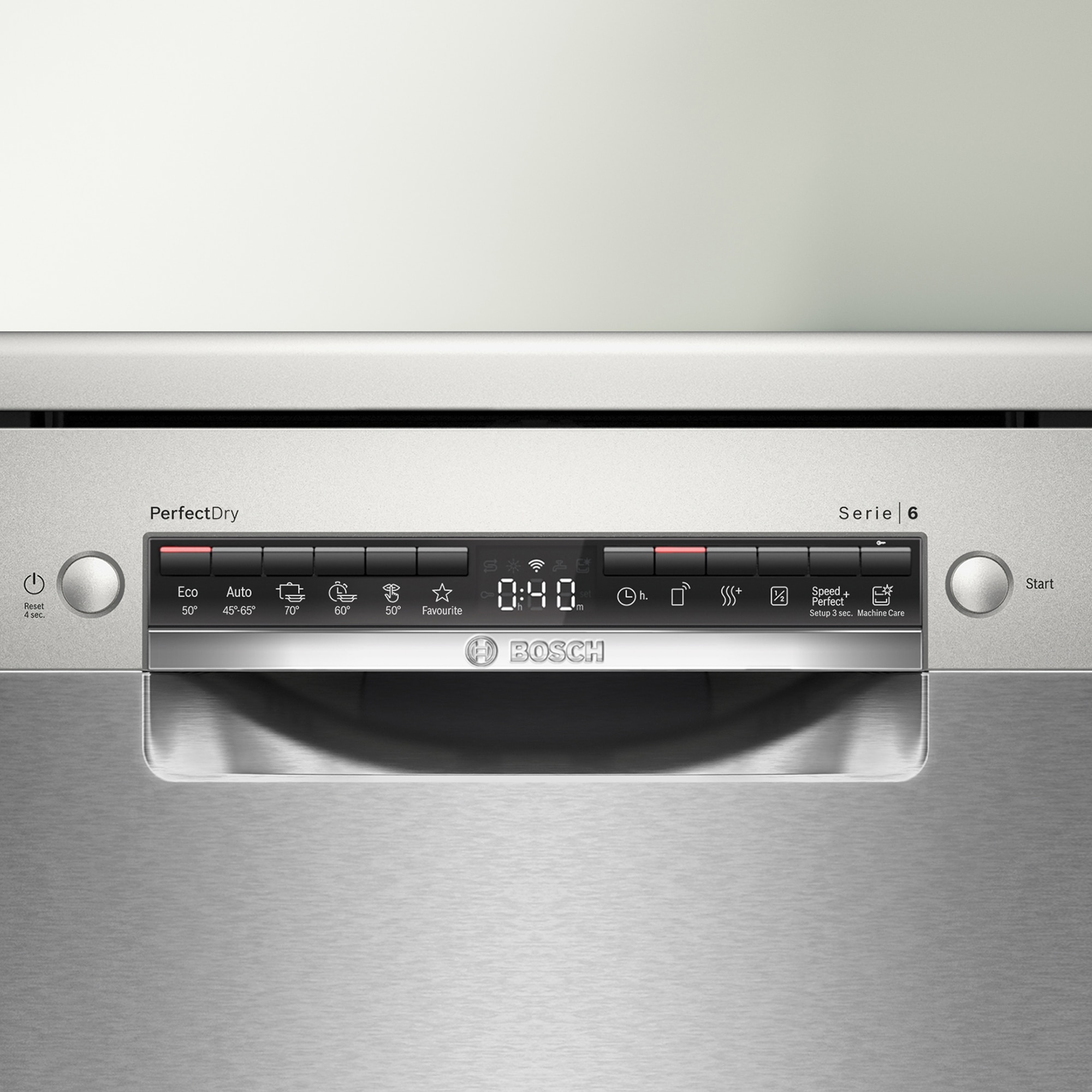 Lavavajillas Bosch 14 servicios, Bandeja para cubiertos, 60 cm - SMS6ZCI10E Acero Inox-4