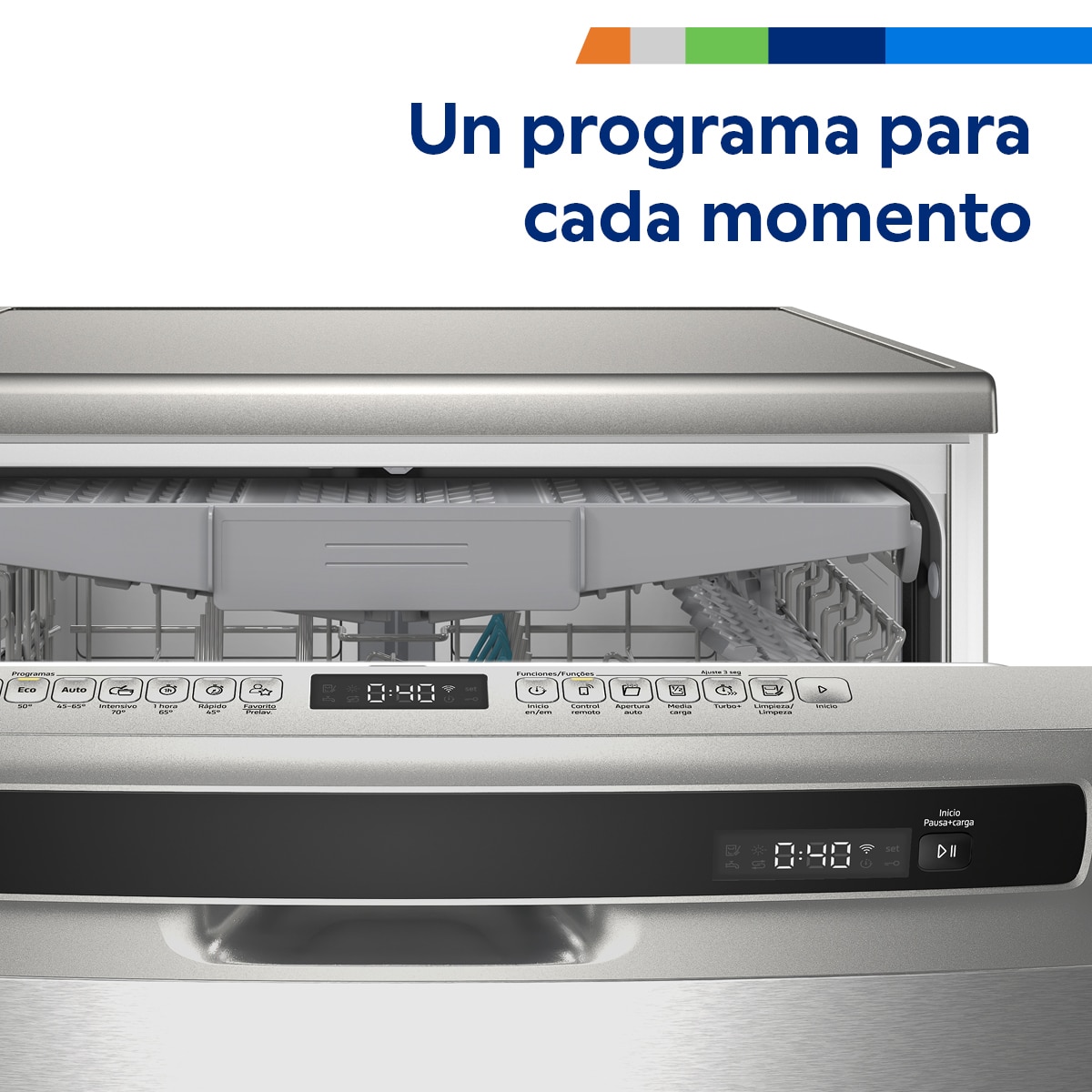 Lavavajillas Balay 14 servicios, Pausa+carga, 60 cm - 3VS6364BA Blanco-15