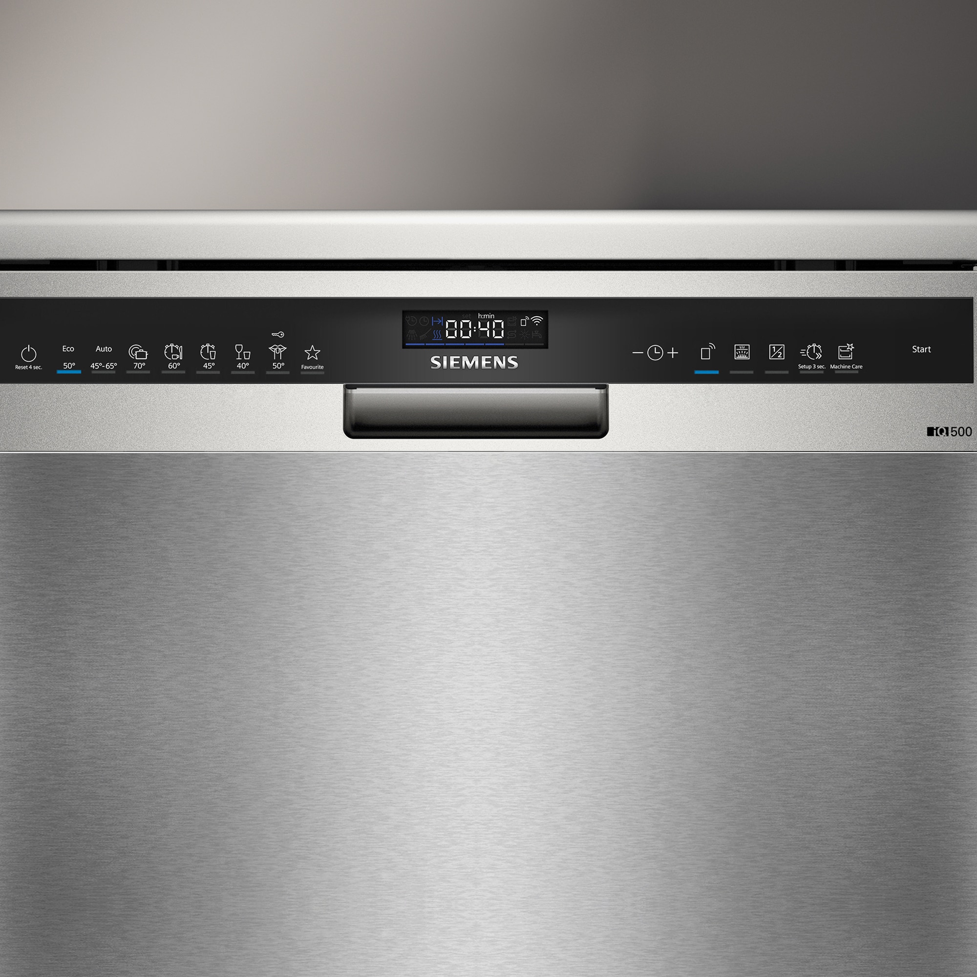 Máquina de Lavar Loiça Siemens iQ500 SN25EI13CE de 14 Conjuntos, HomeConnect e de 60 cm - Aço Antidedadas Aço inoxidável-4