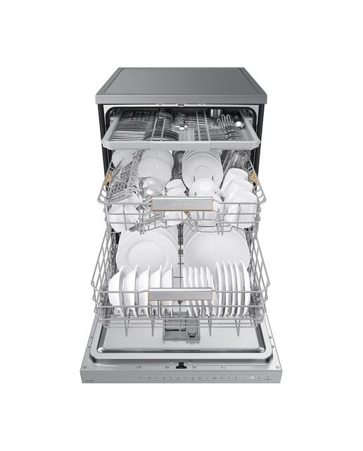 Lavavajillas Samsumg 14 servicios, Bandeja para cubiertos, 60 cm - DW60DG790FSLU1 - Inox Inox-4