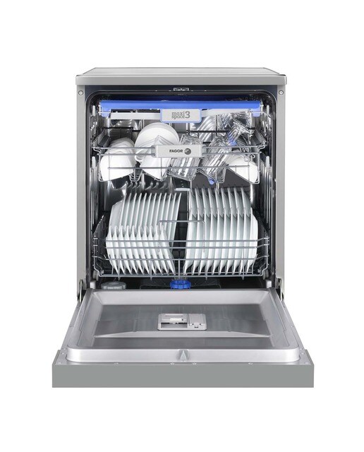Máquina de Lavar Loiça Fagor 4LVF-638ADX de 14 Conjuntos, 3ªBandeja e de 60 cm - Inox Aço inoxidável-9