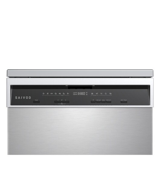 Máquina de Lavar Loiça Saivod LVC725INOX de 14 Conjuntos, Bandeja para Talheres e de 60 cm - Inox Inox-4