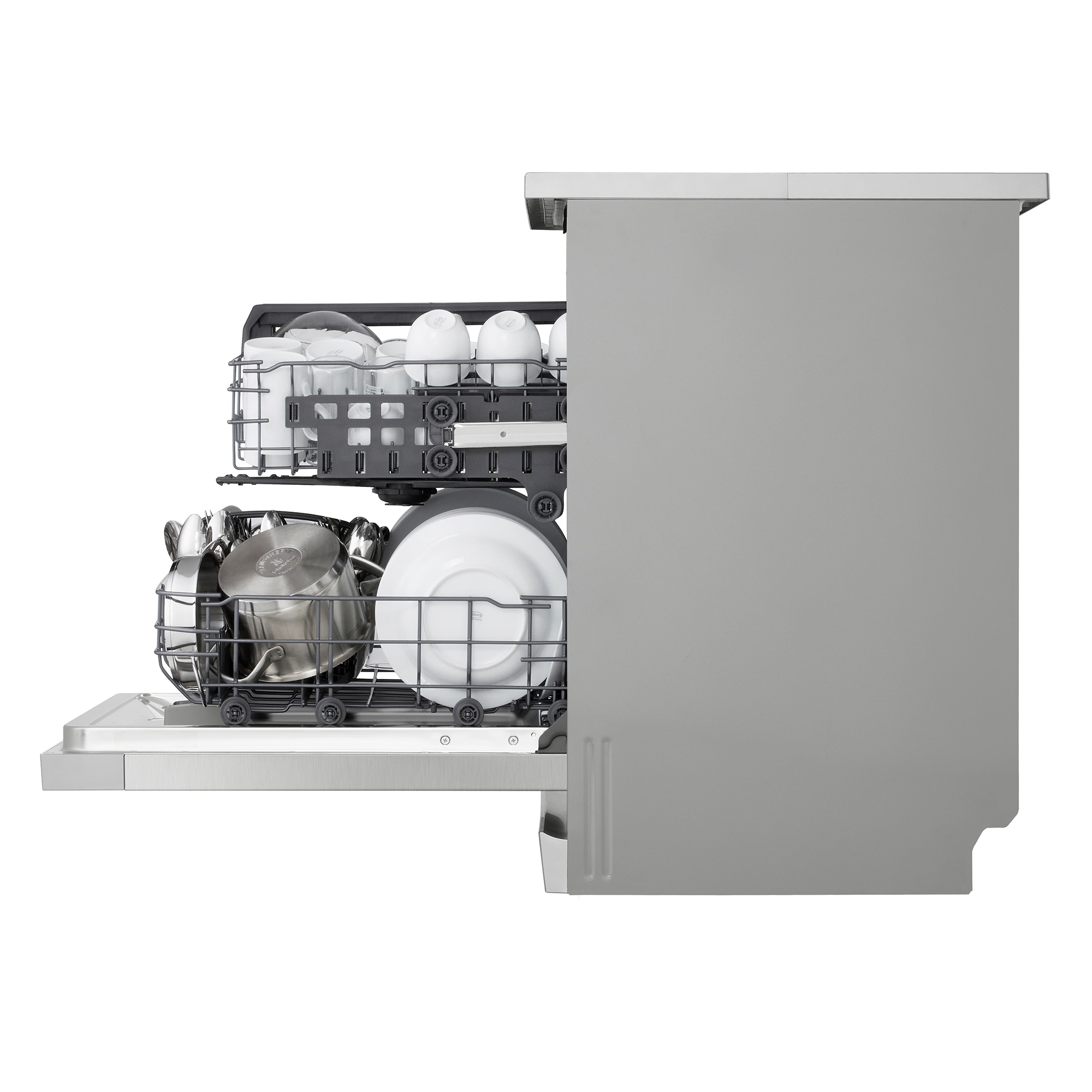 Lavavajillas LG 14 servicios,QuadWashTM, 60 cm - DF142FV Inox antihuellas-10