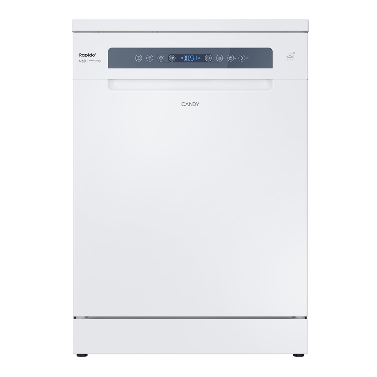 Candy – Lavavajillas Candy 14 servicios, Bandeja Cubiertos, 60 cm con WIFI Rapidó – CF 4C0F1W.