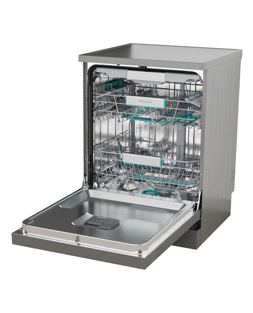 Lavavajillas Hisense 16 servicios, Bandeja para cubiertos, 60 cm - HS673A90X - Inox Inox-11