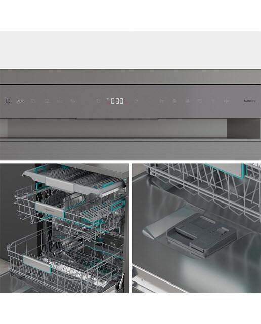 Lavavajillas Hisense 16 servicios, Bandeja para cubiertos, 60 cm - HS673A90X - Inox Inox-12