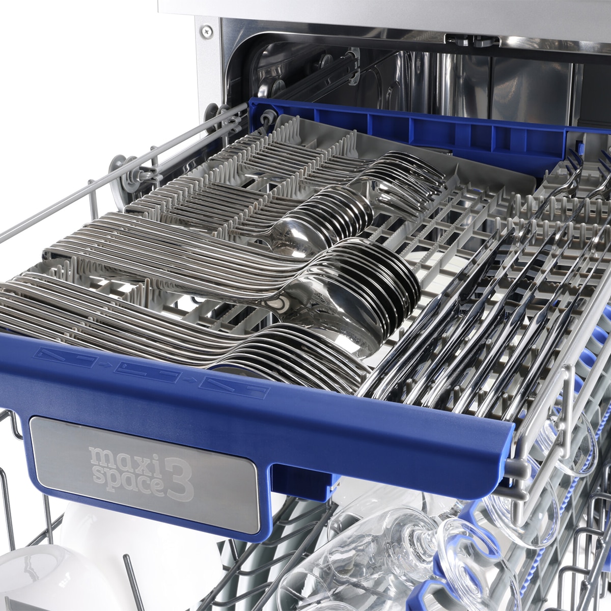 Lavavajillas Fagor 10 servicios, Bandeja para cubiertos, 45 cm - 4LVF-437ADX Inox-5