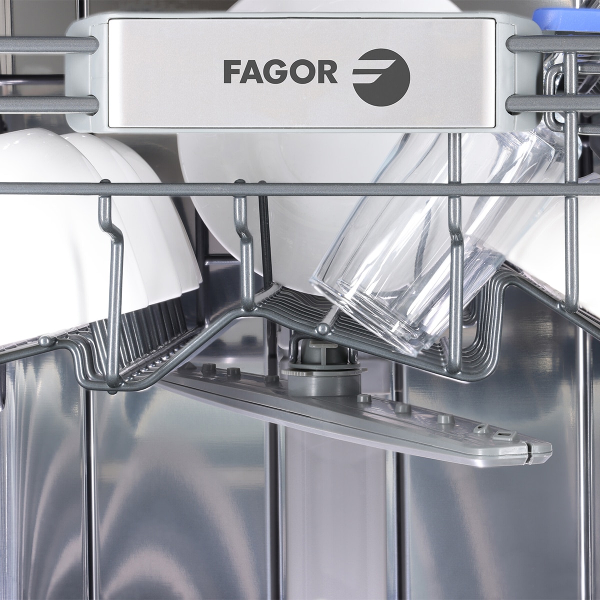 Lavavajillas Fagor 10 servicios, Bandeja para cubiertos, 45 cm - 4LVF-437ADX Inox-7