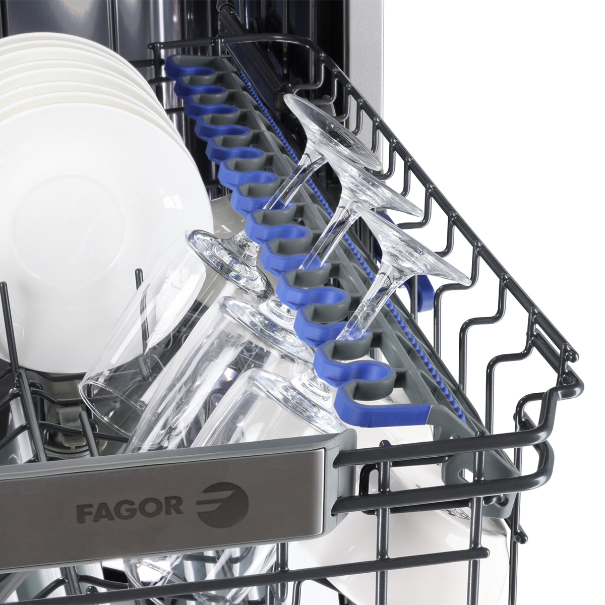 Lavavajillas Fagor 10 servicios, Bandeja para cubiertos, 45 cm - 4LVF-437ADX Inox-8