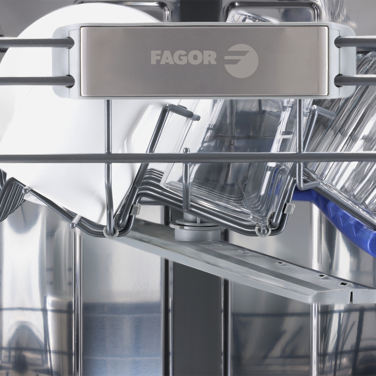 Máquina de Lavar Loiça Fagor 4LVF-637ADX de 14 Conjuntos, Bandeja para Talheres e 60 cm - Inox Inox-12