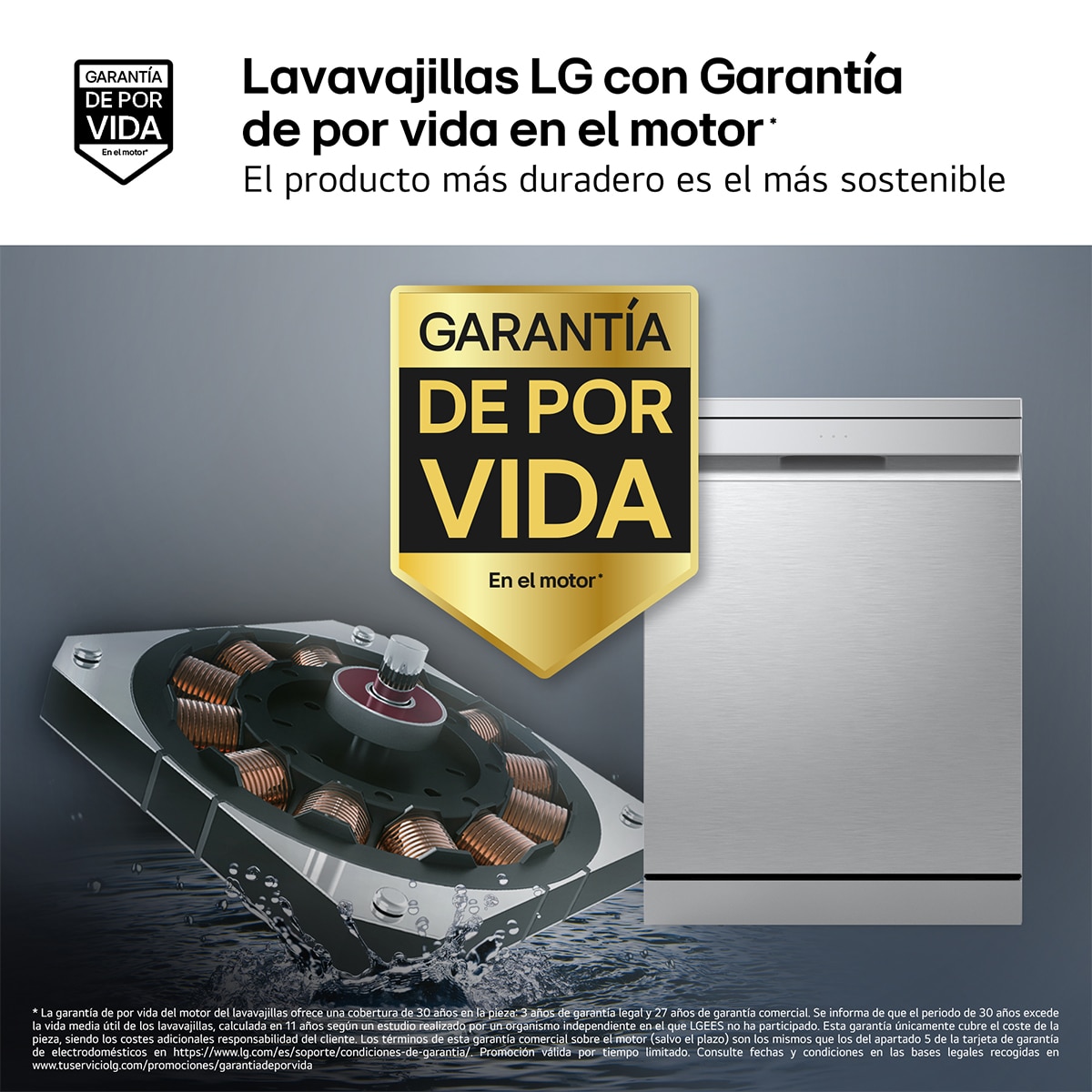 Lavavajillas LG 14 servicios QuadWashTM Steamcon lavado a vapor y tercera bandeja - DF375HVS Inox-4