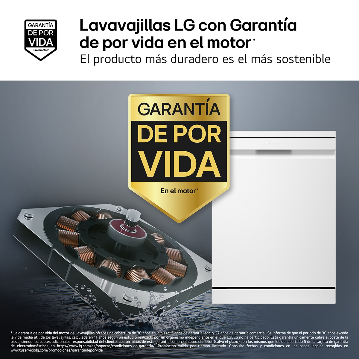 Lavavajillas LG 14 servicios QuadWashTM Steam con lavado a vapor y tercera bandeja - DF375HWS - Blanco marfil Blanco marfil-4
