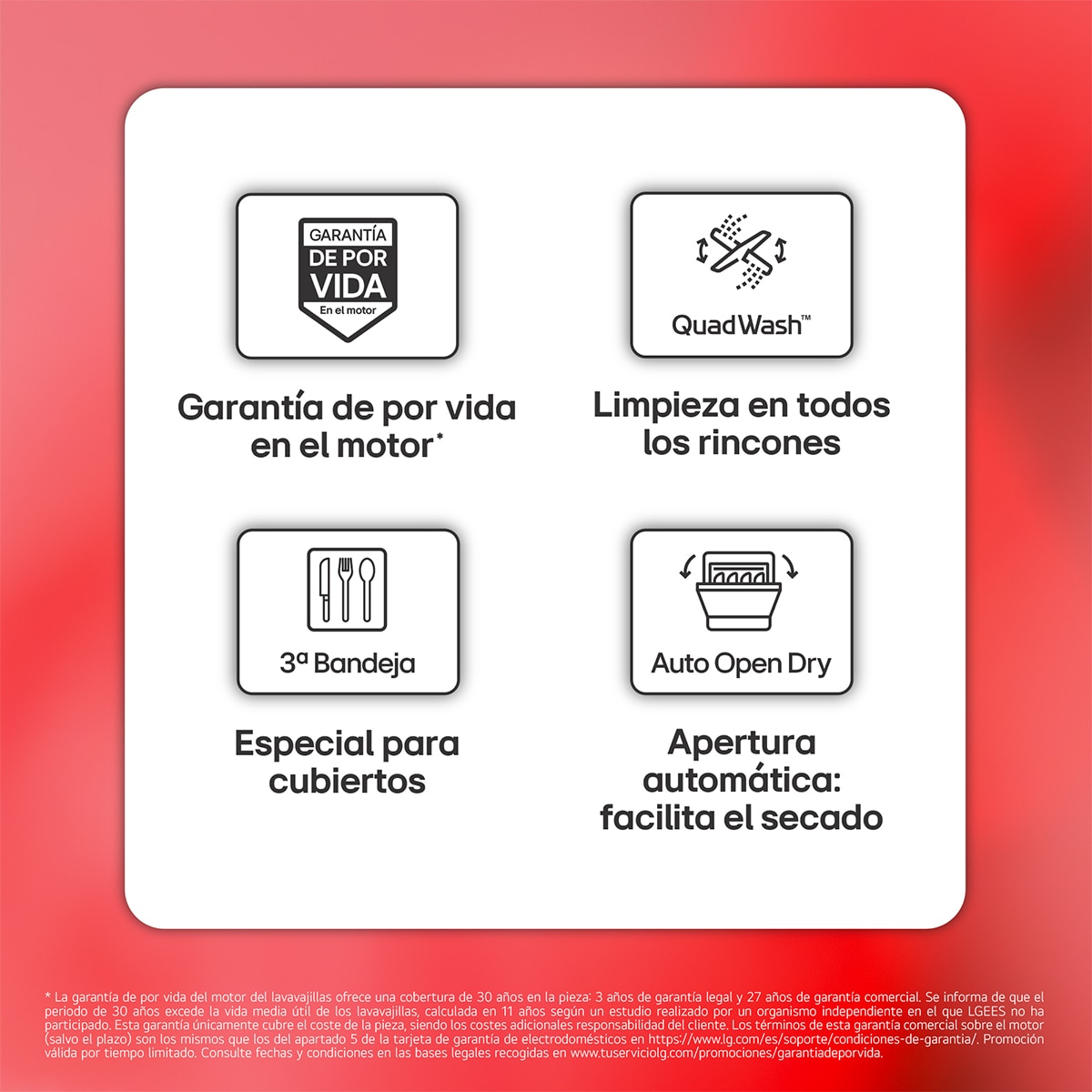 Lavavajillas LG 14 servicios QuadWashTM, con tercera bandeja - DF273FV Inox antihuellas-3