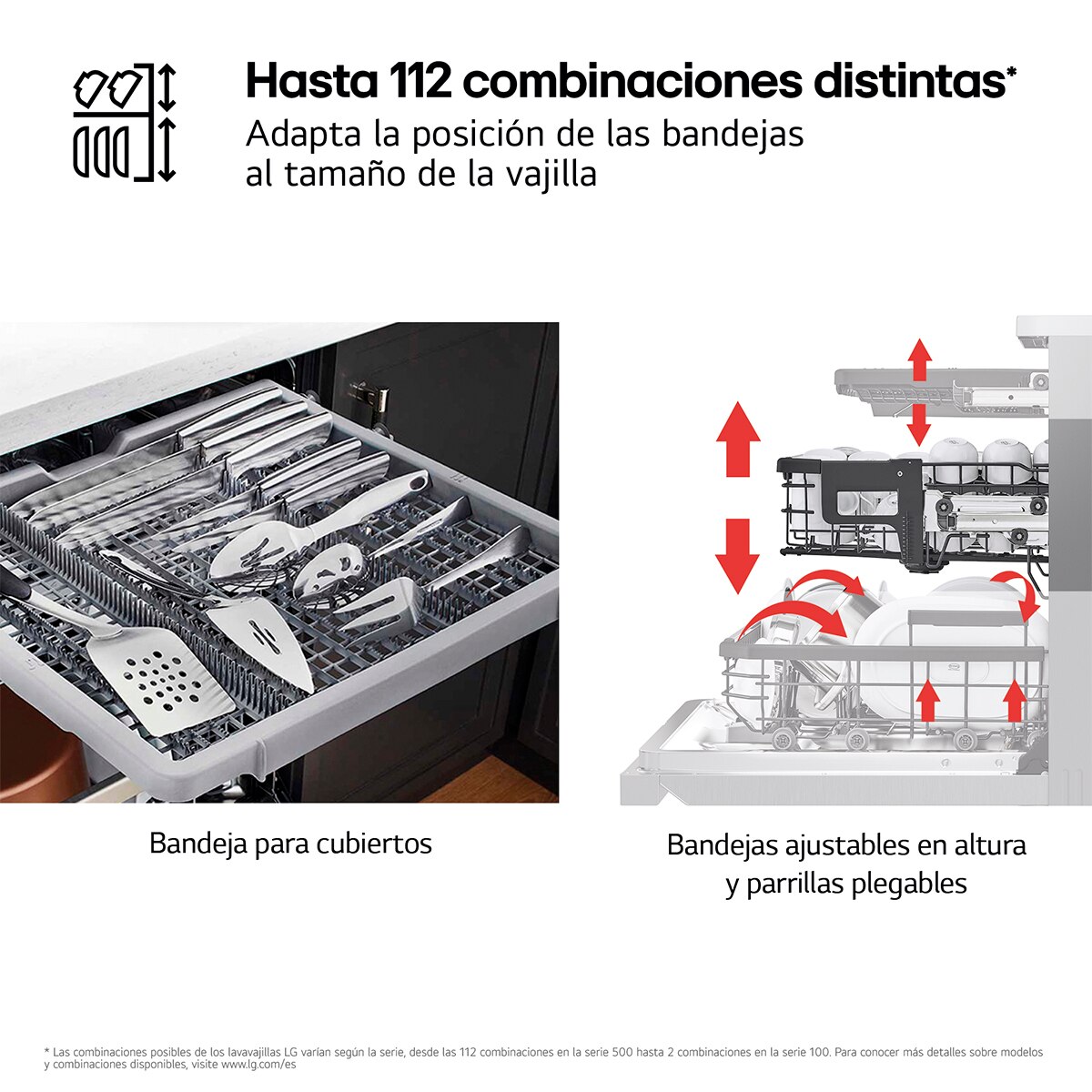 Lavavajillas LG 14 servicios QuadWashTM, con tercera bandeja - DF273FV Inox antihuellas-7