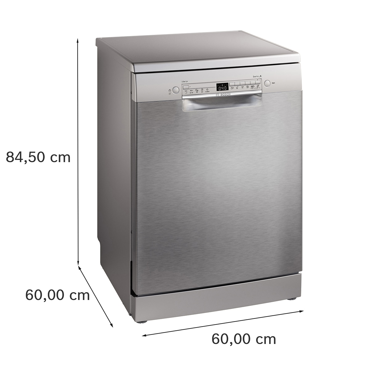 Lavavajillas Bosch 13 servicios, 60 cm, Home Connect - SMS2HTI06E Acero antihuellas-2