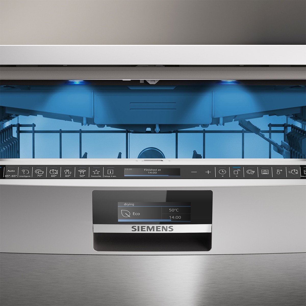 Máquina de Lavar Loiça Siemens iQ700 SN27TI02CE de 14 Conjuntos Cinzento-4