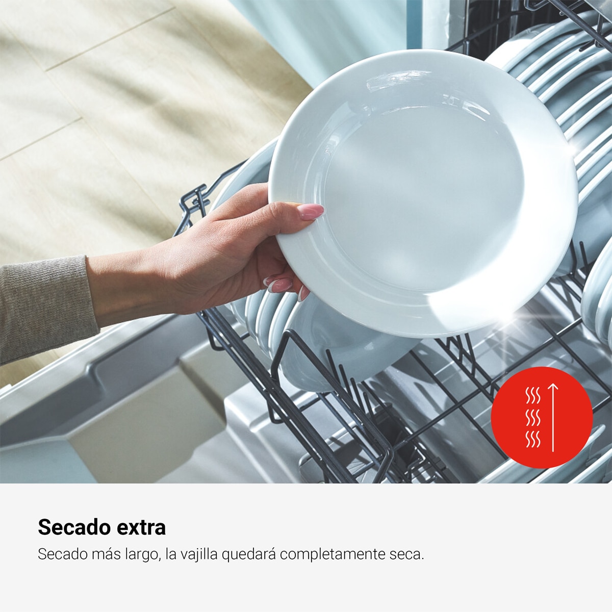 Lavavajillas Fagor Classic 12 servicios, Media carga - 3LVF-620MX Inox-4