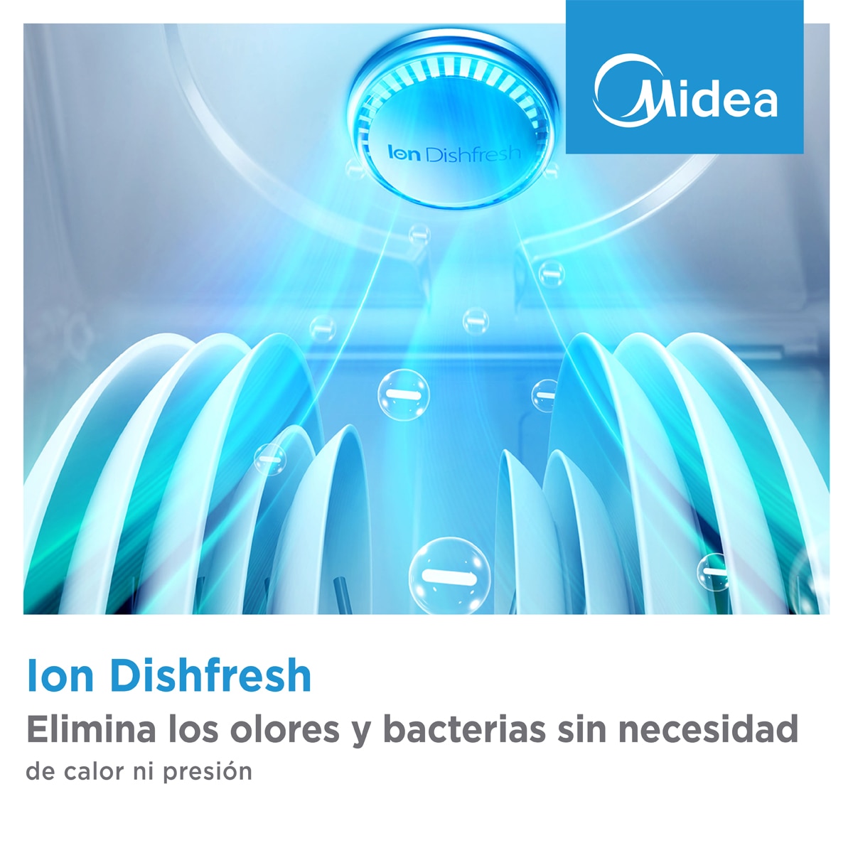 Lavavajillas Midea 14 servicios, 60 cm, 6+3 programas - MDWEF1433DSS-WA Inox-9