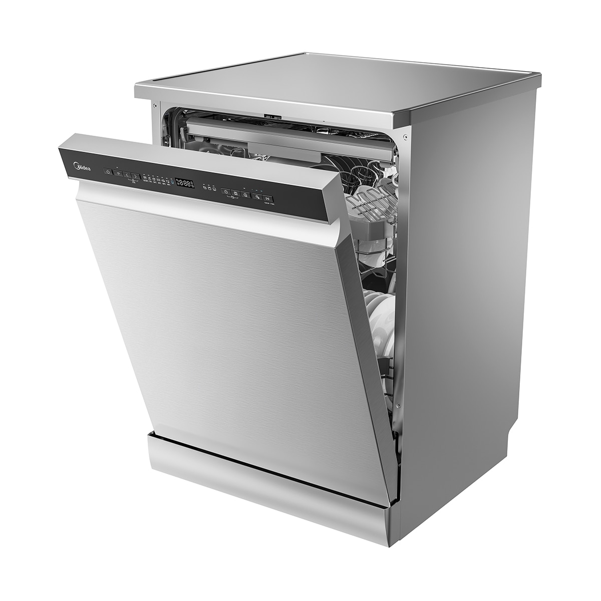 Máquina de Lavar Loiça Midea MDWEF1433DSS-WA de 14 Conjuntos e 60 cm, 6+3 Programas Inox-16