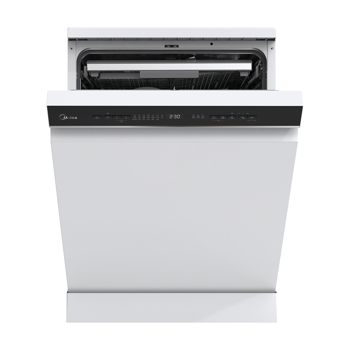 Máquina de Lavar Loiça Midea MDWEF1433DW-WA de 14 Conjuntos e 60 cm, 6+3 Programas - Branco Branco-14