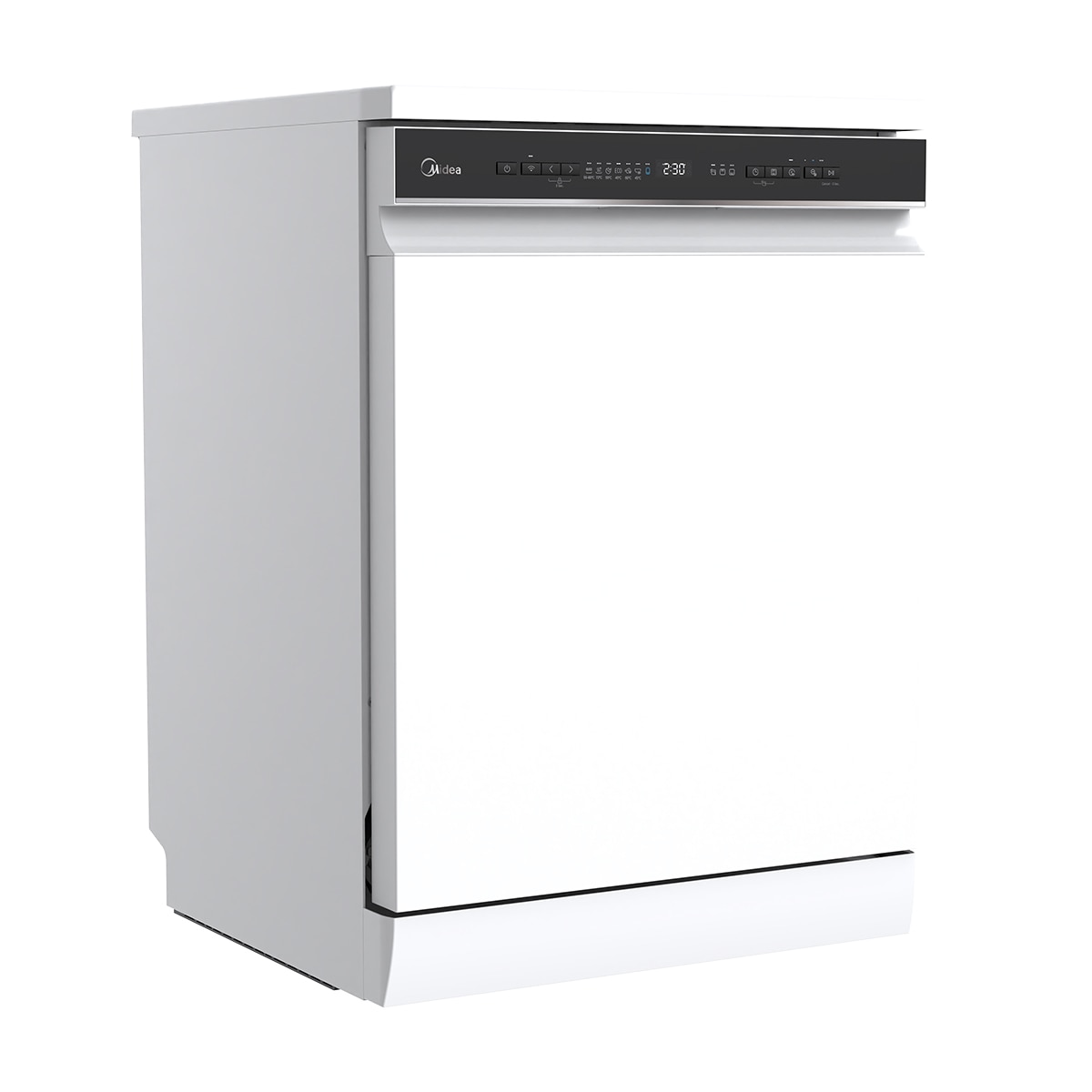 Máquina de Lavar Loiça Midea MDWEF1433DW-WA de 14 Conjuntos e 60 cm, 6+3 Programas - Branco Branco-15