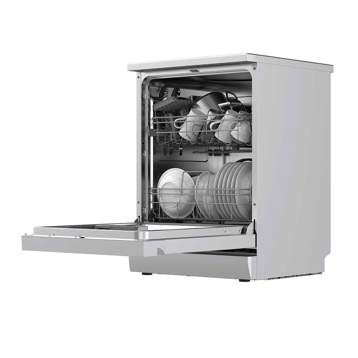 Lavavajillas Midea 13 servicios, 60 cm, 4+2 programas - MDWPF1333CSS-WE Inox-4