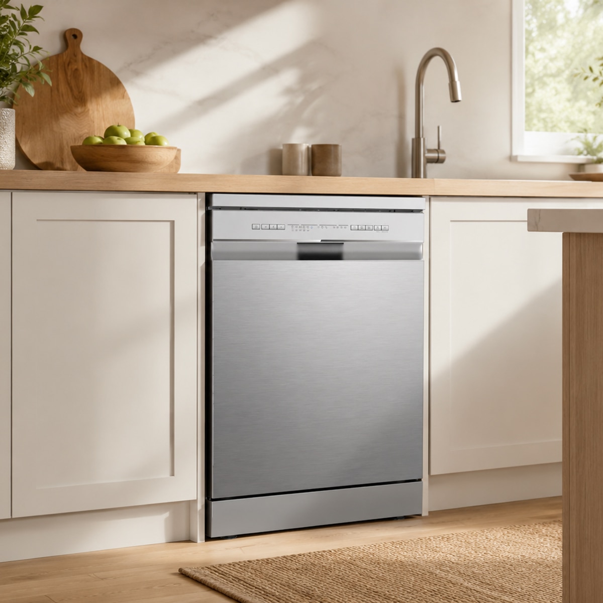 Máquina de Lavar Loiça Midea MDWEF1433DW-WA de 14 Conjuntos e 60 cm, 6+3 Programas - Inox Inox-12