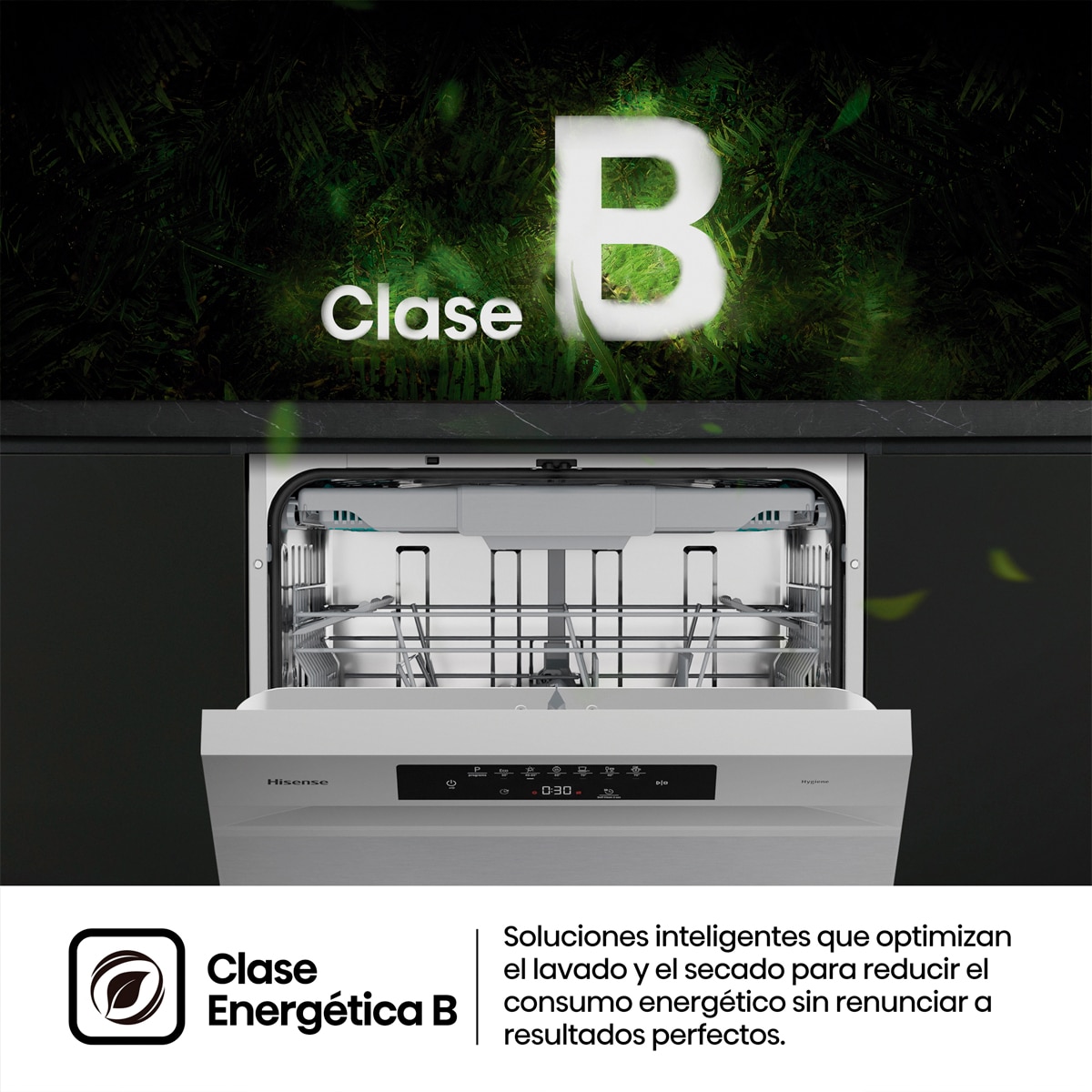 Lavavajillas Hisense 15 servicios, Tercera bandeja, 60 cm - HS643B90X Inox-4