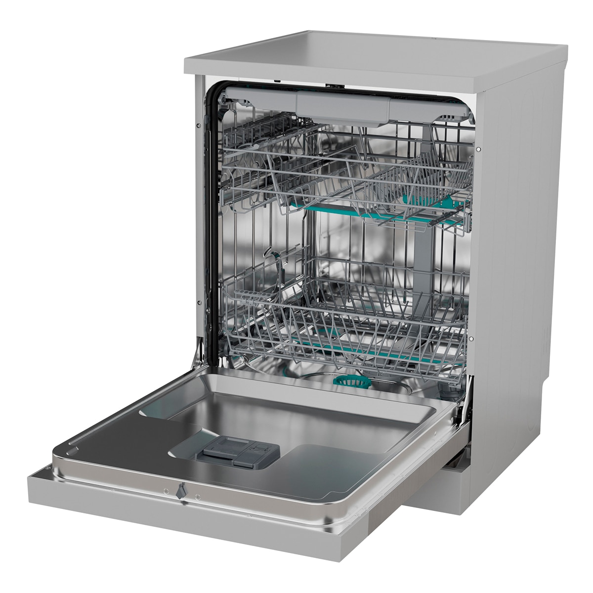 Lavavajillas Hisense 15 servicios, Tercera bandeja, 60 cm - HS643B90X Inox-19