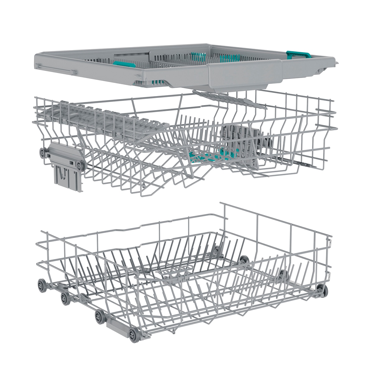 Lavavajillas Hisense 15 servicios, Tercera bandeja, 60Cm - HS643B90W Blanco-18