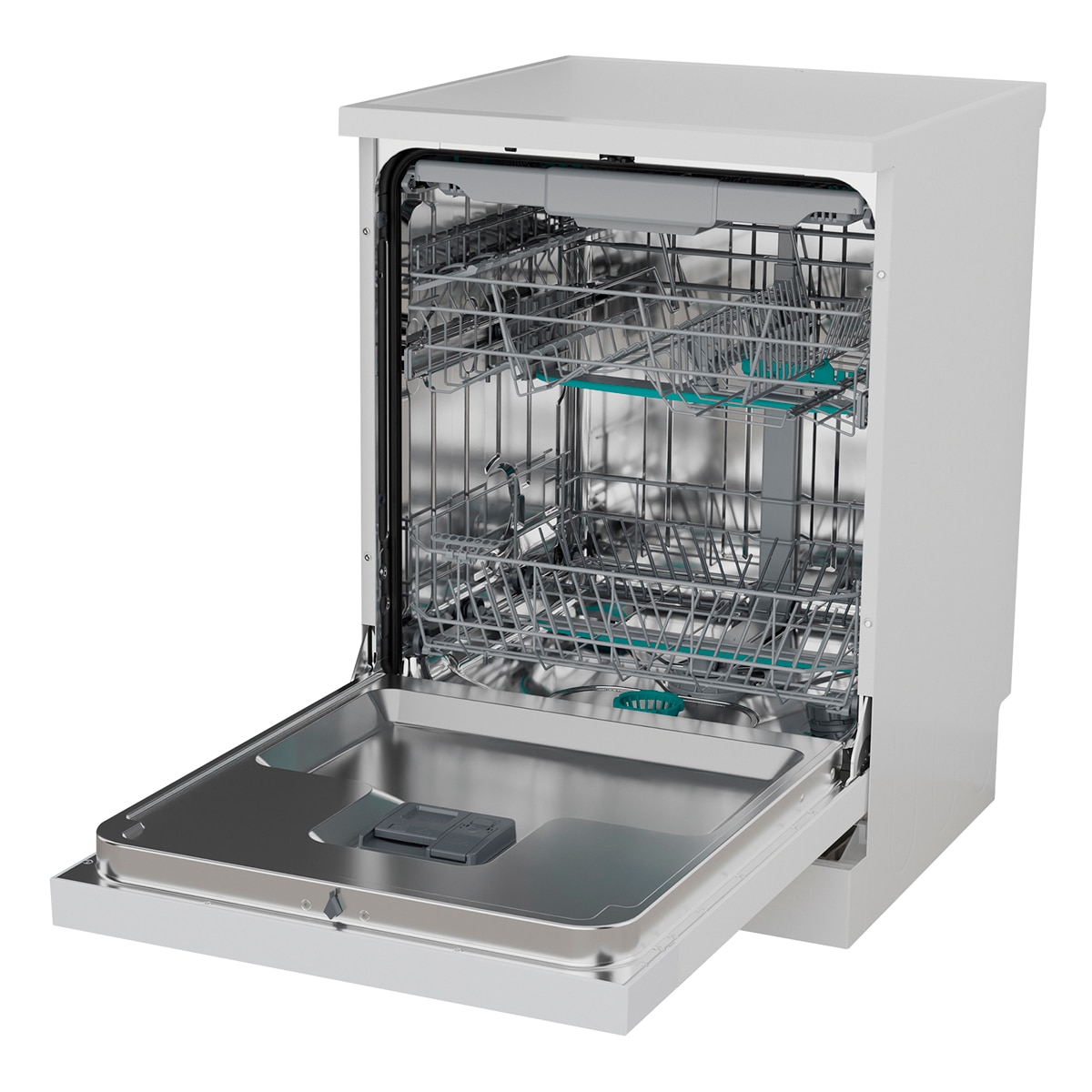 Lavavajillas Hisense 15 servicios, Tercera bandeja, 60Cm - HS643B90W Blanco-19
