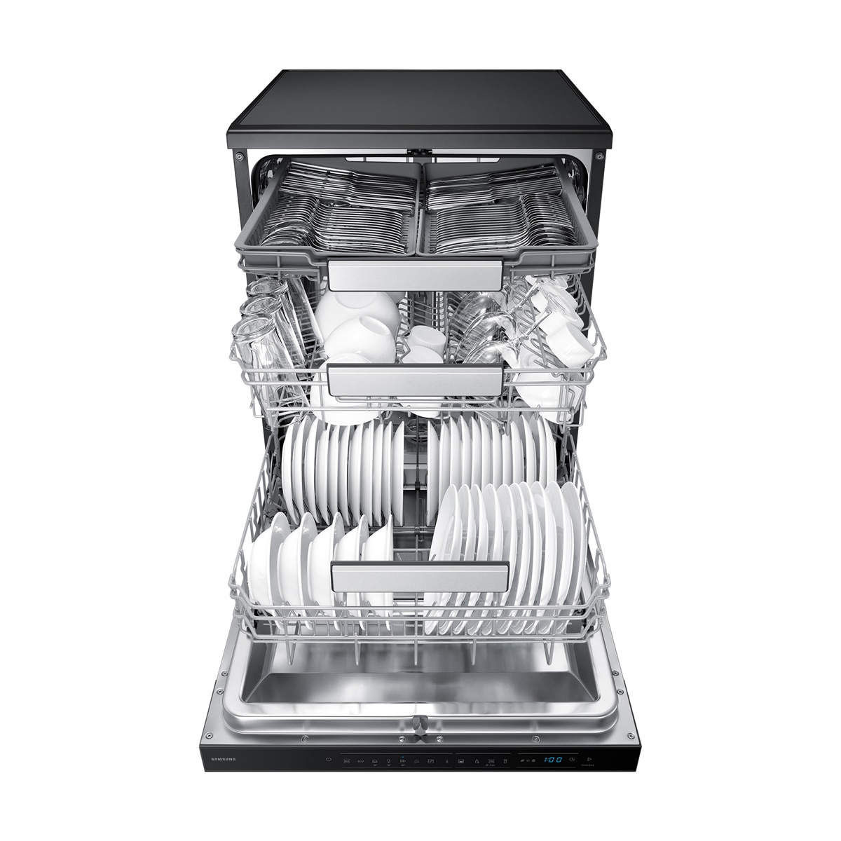 Lavavajillas Samsung 14 servicios, 60 cm Negro - DW70H73YCFEU1 Negro metalizado-9